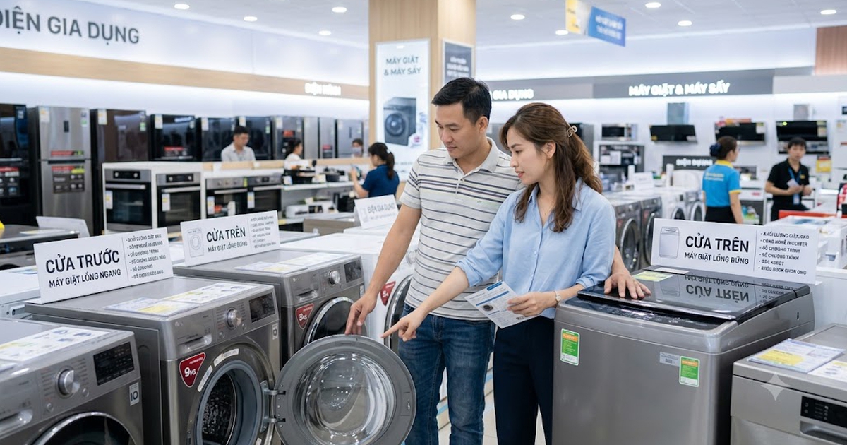 Vì sao máy giặt cửa trên thường rẻ hơn cửa trước?