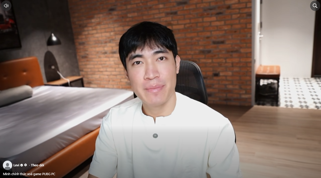 Levi chia tay PUBG khi chỉ vừa "bén duyên" - Ảnh: Facebook Levi.