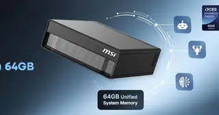MSI tung EdgeXpert 64 GB, máy tính AI 1,2 kg có thể chạy mô hình 100 tỷ tham số tại chỗ