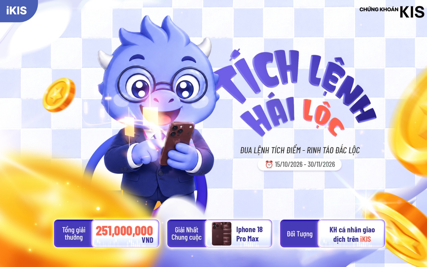 Giao dịch trên iKIS, cơ hội nhận iPhone 18 Pro Max- Ảnh 1.