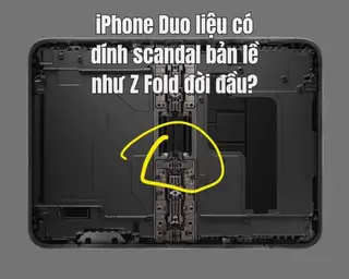 iPhone Duo nứt màn hình ở bản lề: liệu Apple có lặp lại vết xe Galaxy Fold 2019