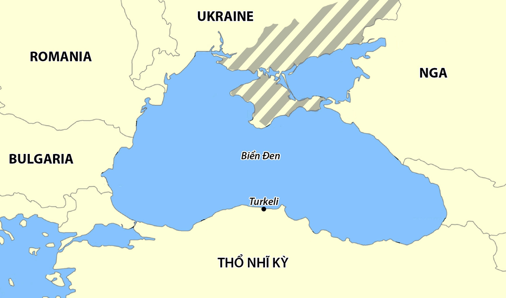 Khu vực biển Đen. Đồ họa: Wikimedia