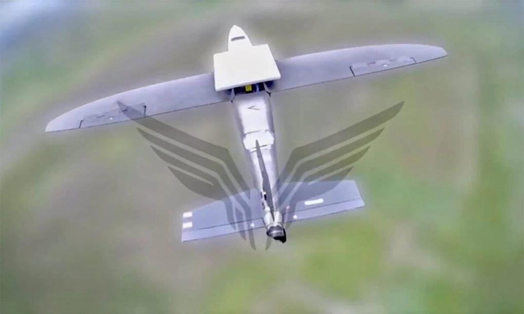 UAV Ukraine mang thiết bị đầu cuối Starlink trước khi bị drone Nga bắn hạ. Ảnh: Trung tâm Rubikon