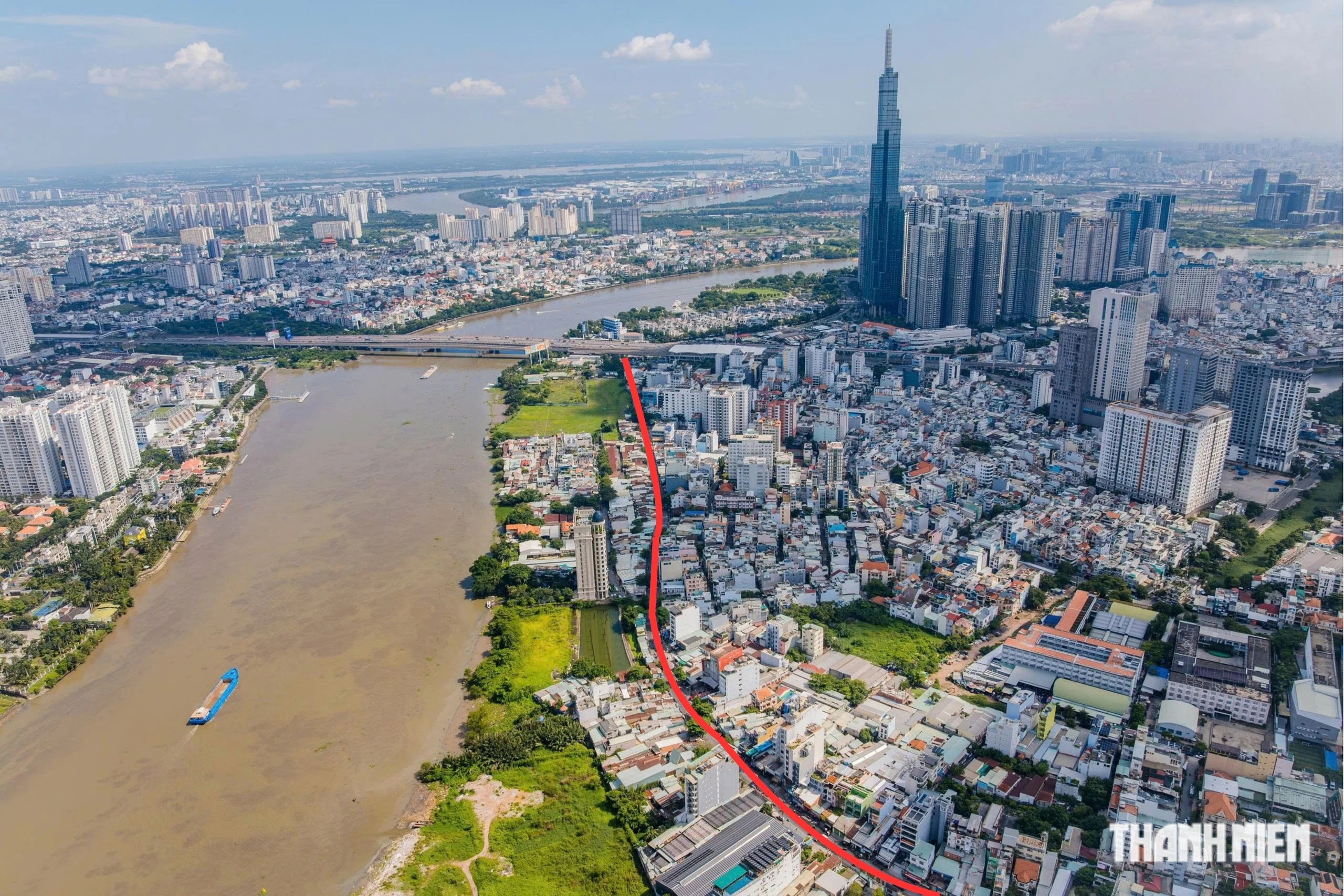 Đường Ung Văn Khiêm dự kiến mở rộng lên 30 m để tránh kẹt xe, ngập nước