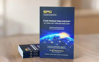 Cuốn sổ tay vận hành “Star Producting System” do ông Trần Kim Chung, Chủ tịch CT Group, chấp bút, lưu hành nội bộ tại CT UAV.