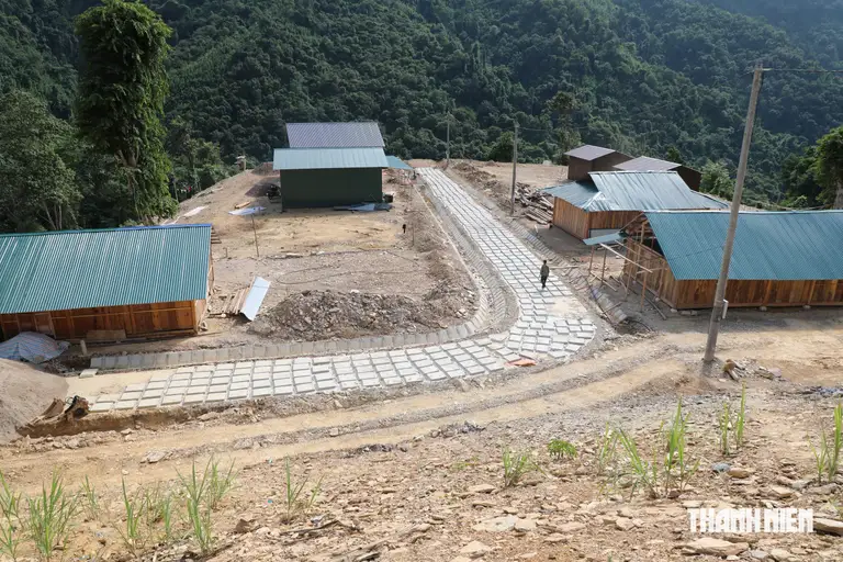 Một góc khu tái định cư Phá Mựt
