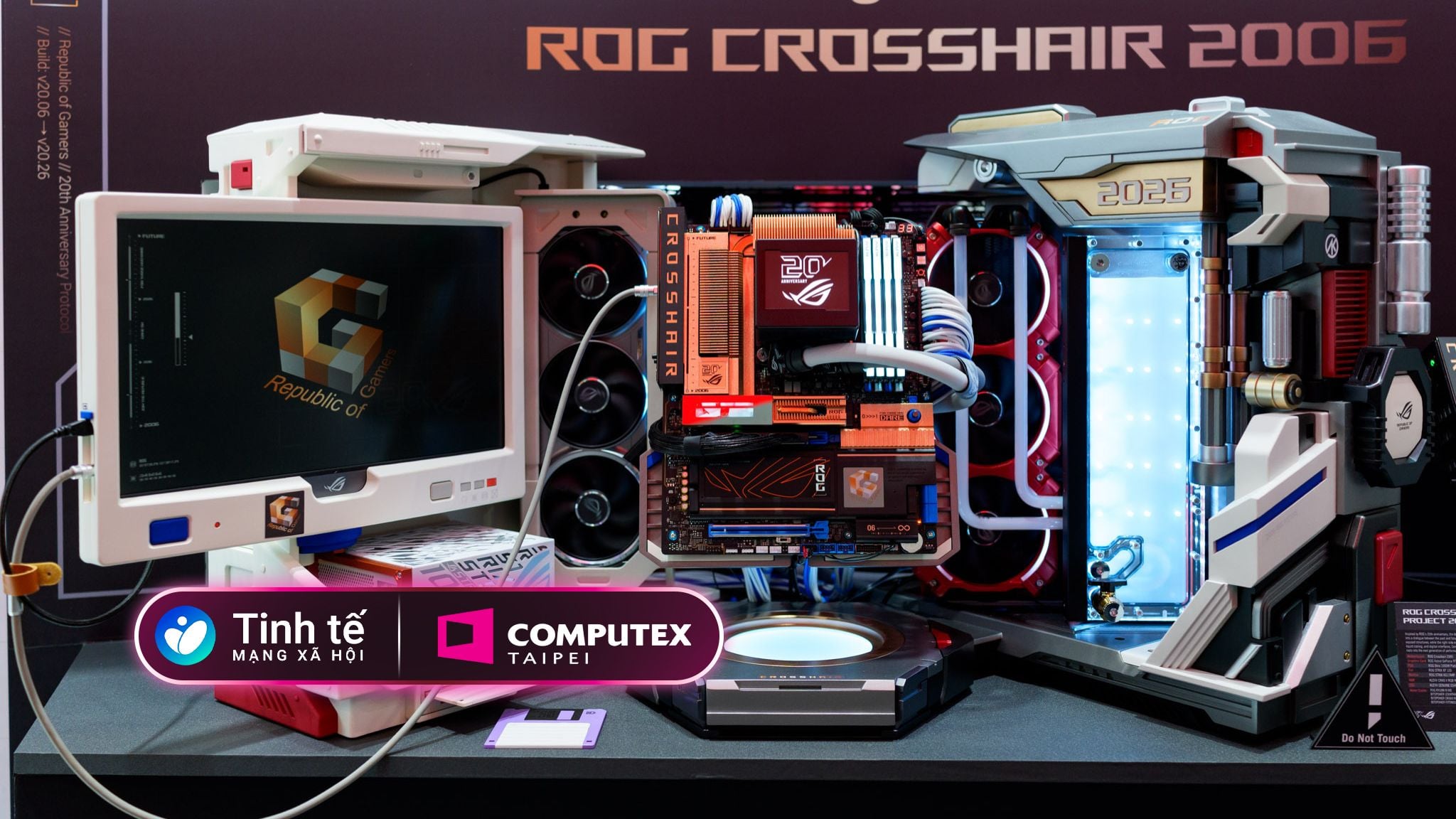Trên tay ROG Crosshair 2006: Chiếc mainboard mang lại cảm giác hoài cổ đối với nhiều người