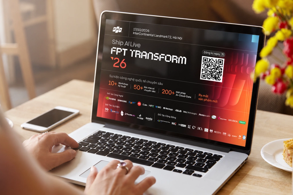 FPT Transform 2026 gồm hơn 50 phiên thảo luận, 10 workshop kỹ thuật, 200 giải pháp AI, điện toán đám mây, dữ liệu.