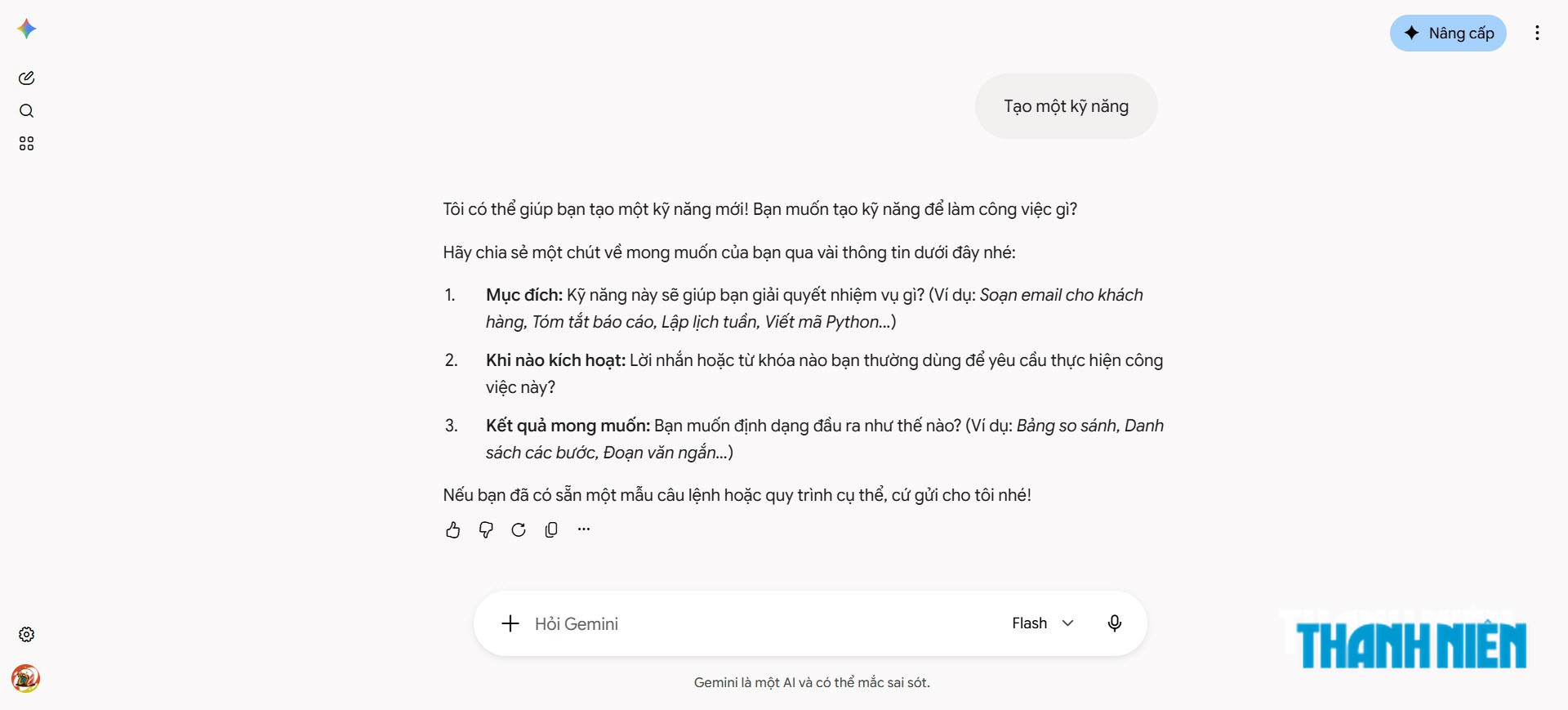 Gems sẽ được sáp nhập vào Gemini Skills khi tính năng này ngừng hoạt động từ ngày 17.11