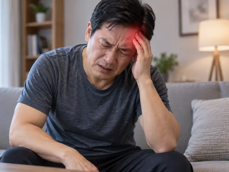 Khi huyết áp tăng quá cao, một số người bệnh sẽ bị đau đầu, đau mắt hoặc giảm thị lực