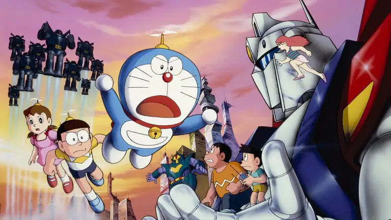 Doraemon: Nobita và binh đoàn người sắt là một trong những tác phẩm xuất sắc nhất cả thương hiệu nhờ sức nặng của thông điệp và cách nguyên tác xây dựng hệ thống nhân vật của mình - Ảnh: Toho