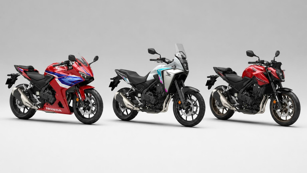 Honda Việt Nam ra mắt NX500, CB500 Hornet, CBR500R mới