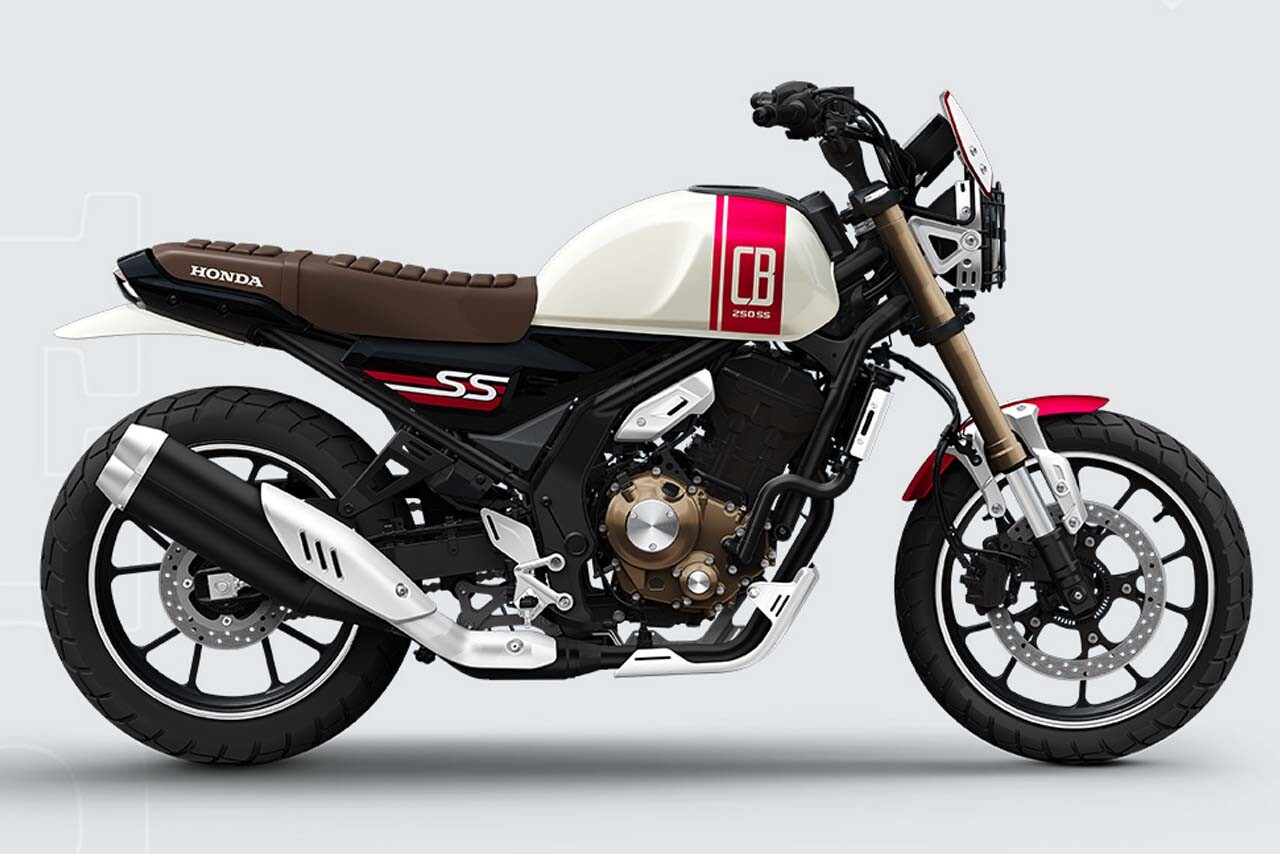 Honda CB250SS Concept trang bị động cơ xi-lanh đơn 250cc, làm mát bằng chất lỏng