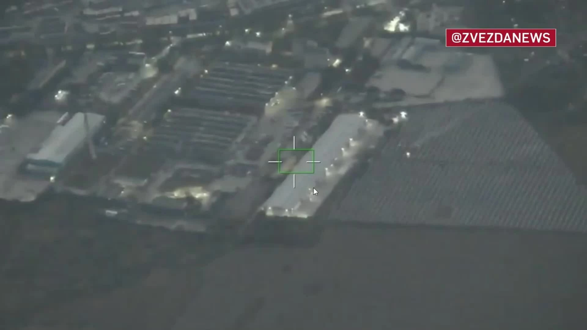 UAV Nga tập kích cơ sở hậu cần và trung tâm dữ liệu tại tỉnh Odessa trong video công bố ngày 4/10. Video: BQP Nga