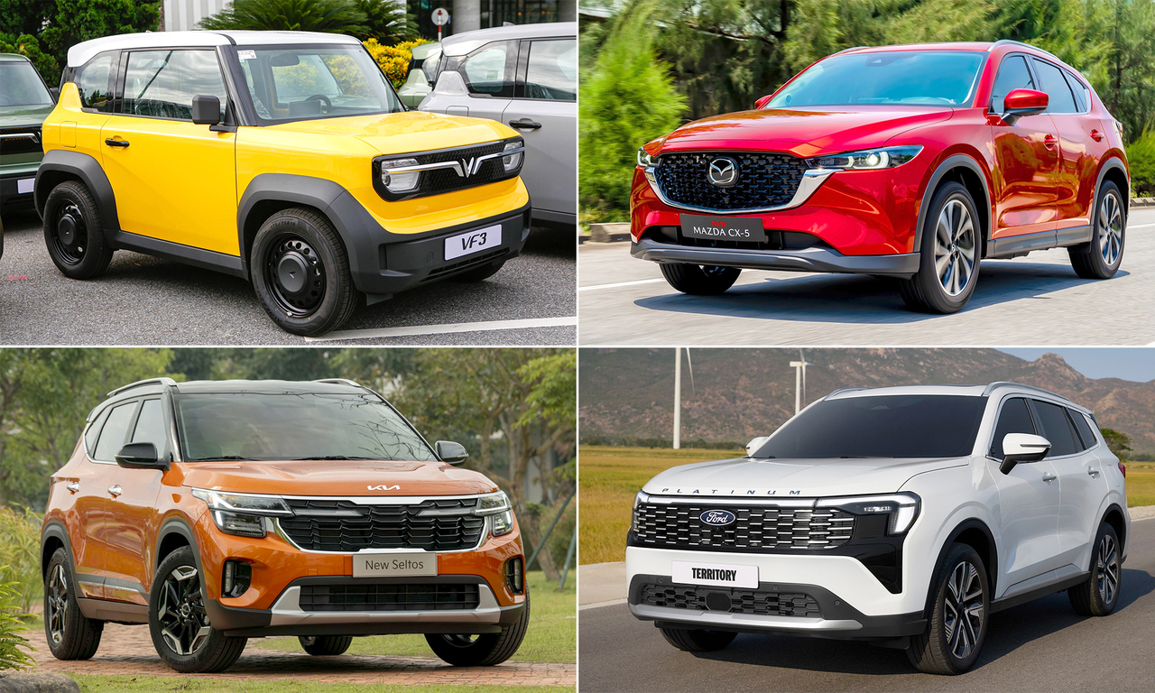 10 xe gầm cao bàn giao nhiều nhất quý III
