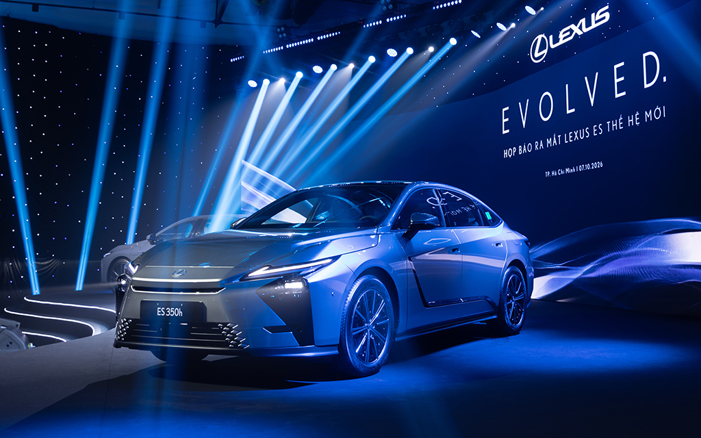 Lexus ES 2026 sở hữu thiết kế thanh lịch, hiện đại và sang trọng