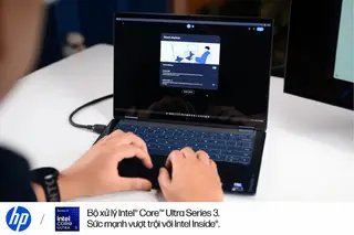 HP OmniBook X Flip 14 2026: Intel® Core™ Ultra Series 3 kết hợp cùng màn OLED cảm ứng - Ảnh 5.