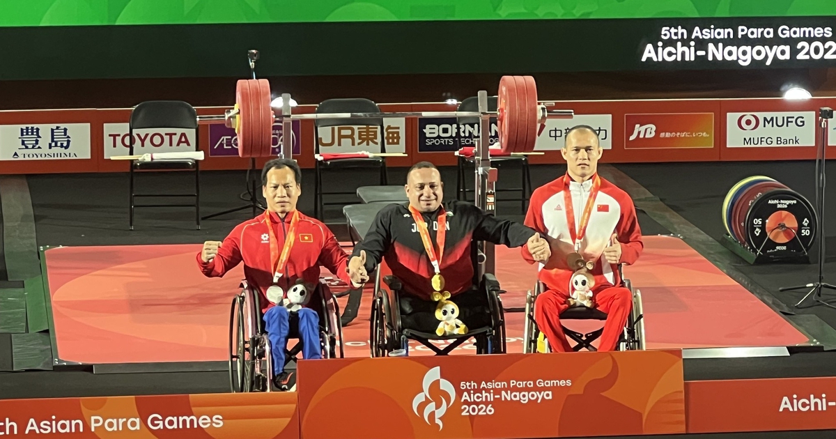 Lực sĩ Lê Văn Công xuất sắc đoạt HCB Asian Para Games 2026 tại Nhật Bản