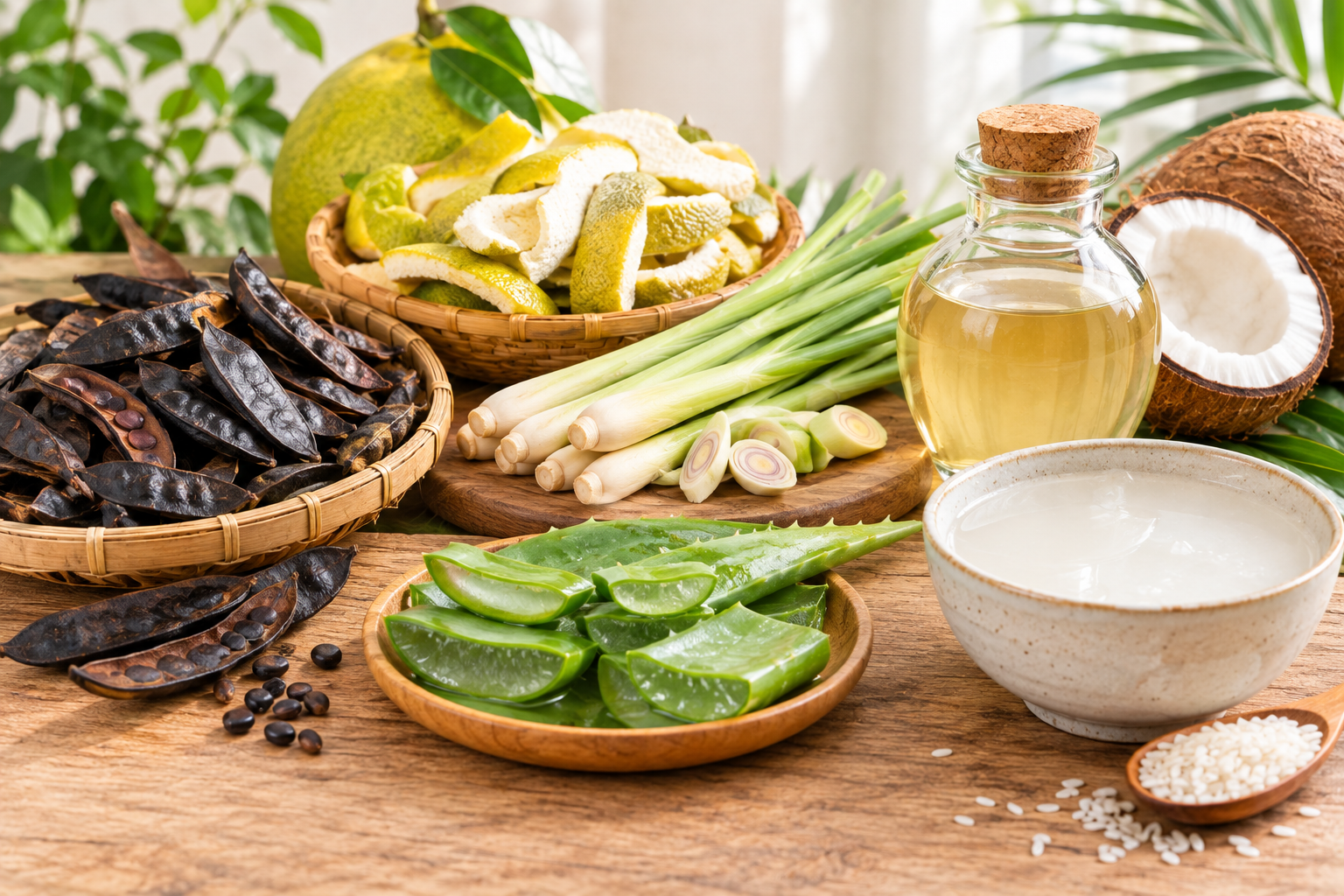 Mẹo chăm sóc tóc khô xơ bằng nguyên liệu thảo mộc tại nhà