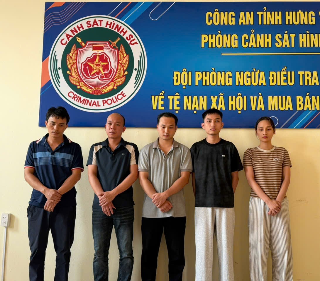 Các đối tượng tại Cơ quan điều tra