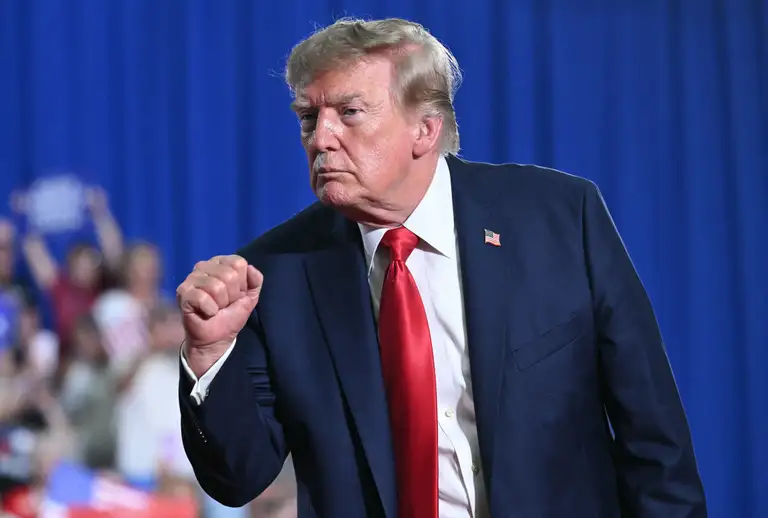 Tổng thống Mỹ Donald Trump - Ảnh: AFP