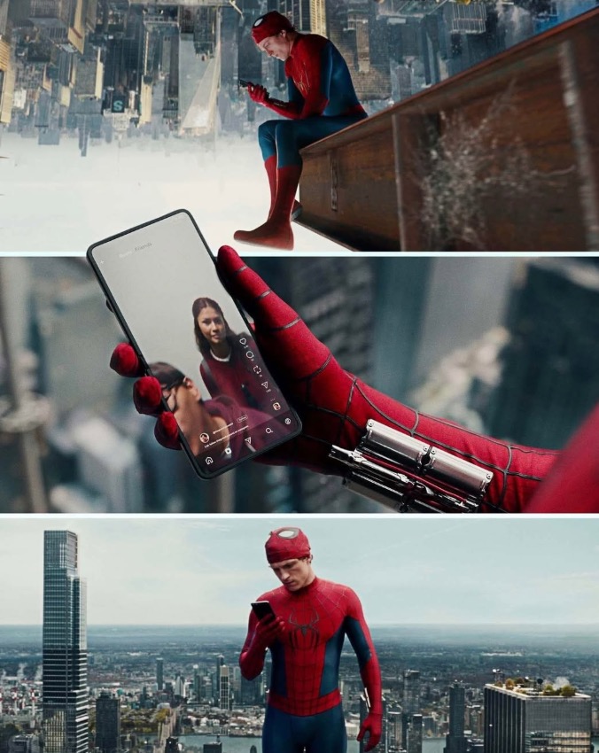 Peter dùng Samsung Galaxy Z Flip7 trong một trailer của Spider-Man: Brand New Day.