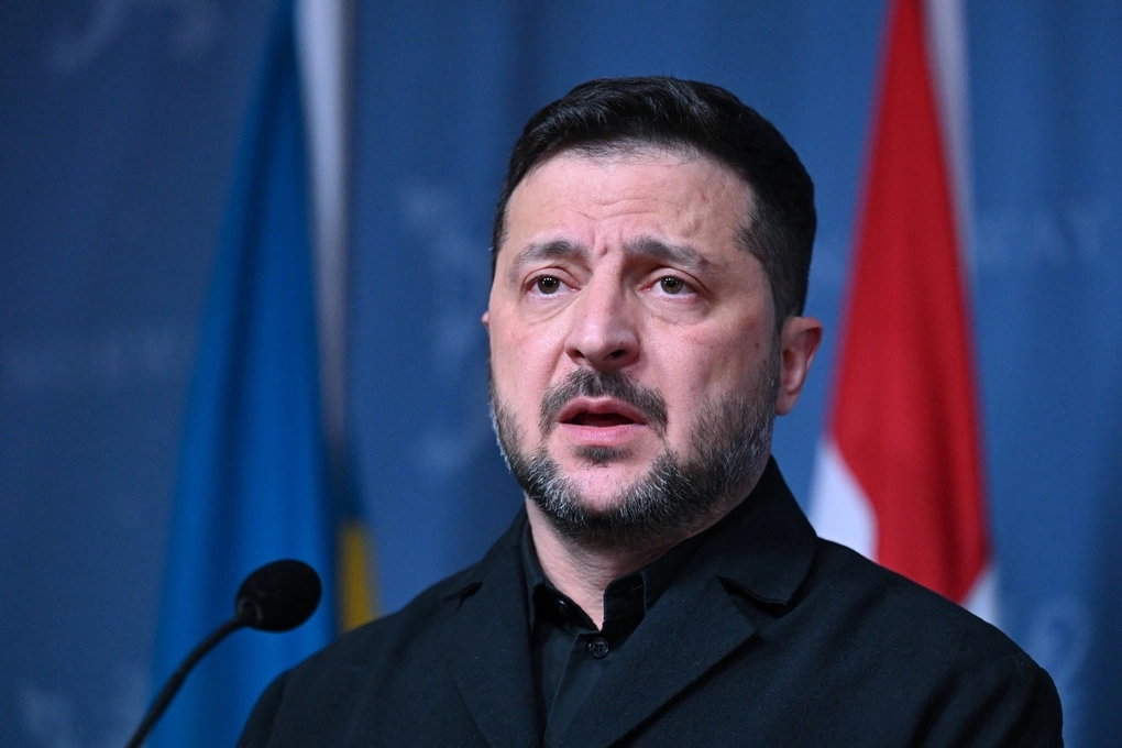 Tổng thống Ukraine Volodymyr Zelensky tại Oslo, Na Uy ngày 20/10. Ảnh: AFP