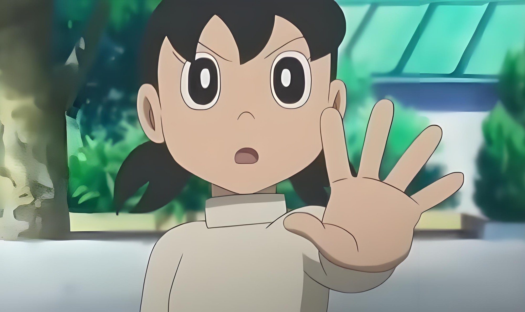 Shizuka sẵn sàng đứng ra bênh vực khi Nobita bị bắt nạt