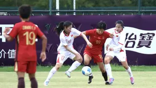 Trung Quốc thắng nhọc Việt Nam ở tứ kết bóng đá nữ ASIAD 2026