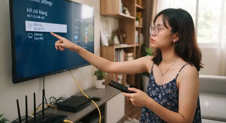 Lựa chọn giữa Wi-Fi hay Ethernet là điều mà nhiều gia đình hiện đại nghĩ đến