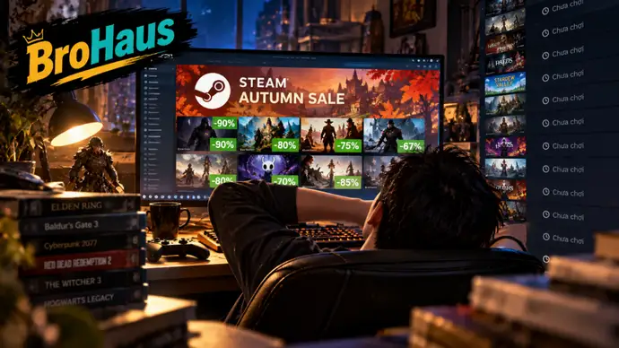 Steam Autumn Sale giảm giá hàng nghìn trò chơi, game thủ háo hức mua về rồi lại… để đó