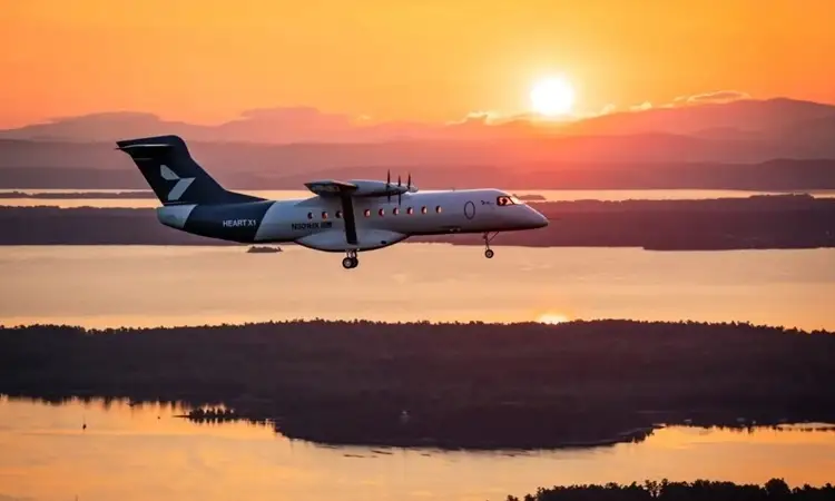 Máy bay X1 cất cánh từ sân bay ở Plattsburgh, New York. Video: Heart Aerospace