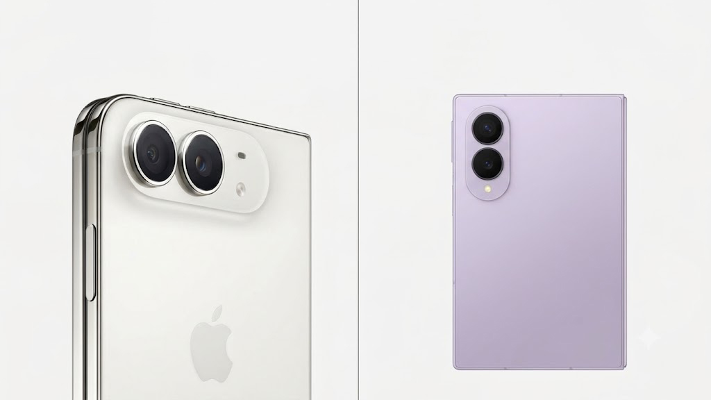 Cả iPhone Duo và Galaxy Z Fold8 đều chỉ có camera kép ở mặt sau