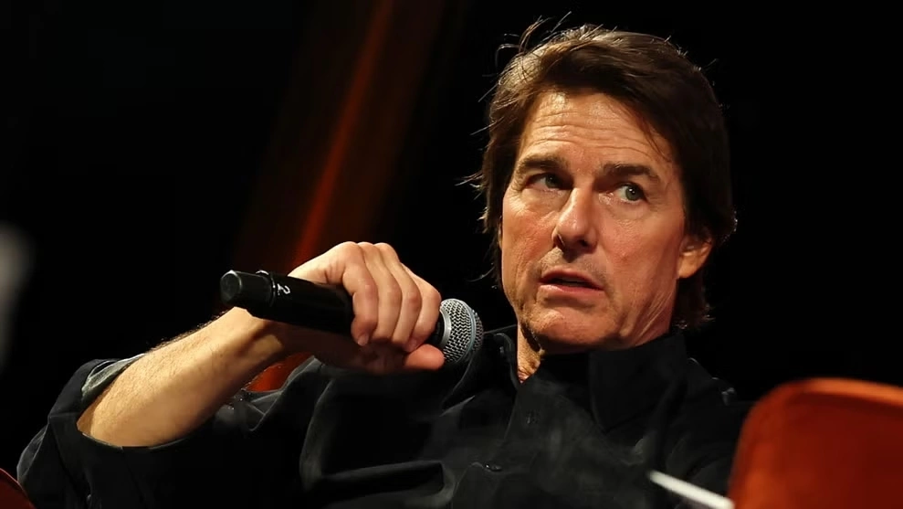 Tom Cruise trong buổi trò chuyện "Life in Pictures" của Viện Hàn lâm Nghệ thuật Điện ảnh và Truyền hình Anh (BAFTA), hôm 21/9. Ảnh: BAFTA