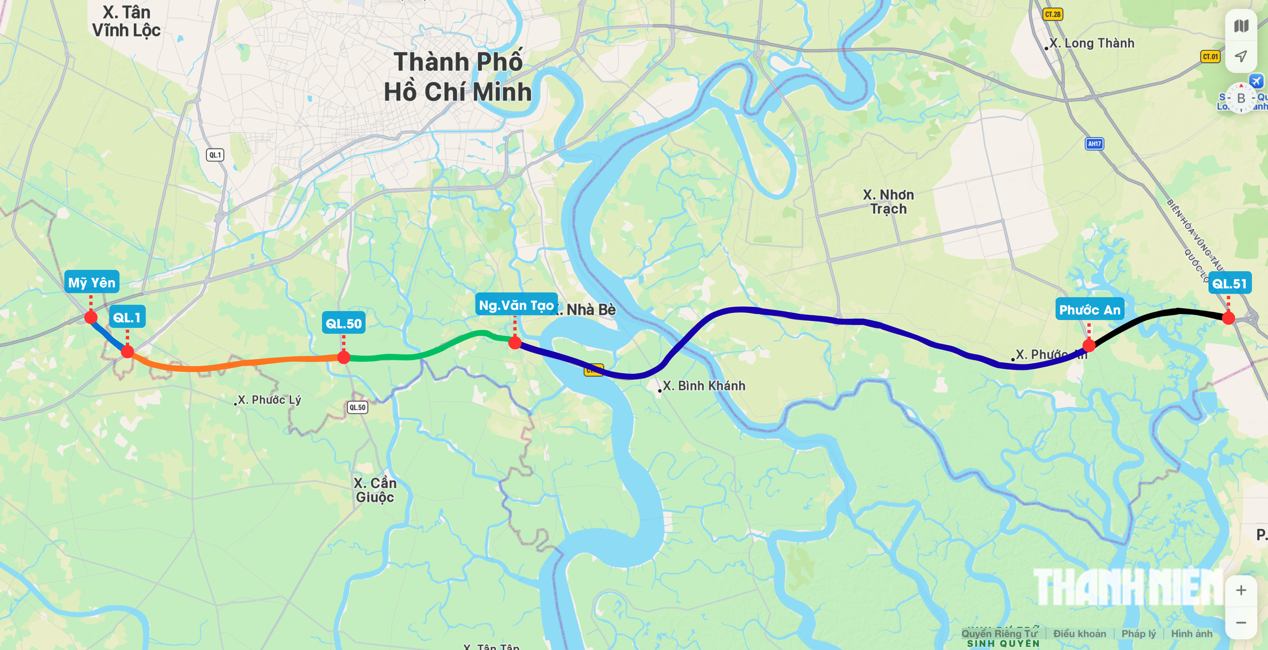 Cao tốc Bến Lức - Long Thành giúp kết nối giao thương giữa miền Tây và khu vực Đông Nam bộ