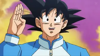 Goku vẫn nghĩ đến việc chiến đấu và luyện tập ngay cả khi đang tận hưởng cuộc sống yên bình - Ảnh: Toei