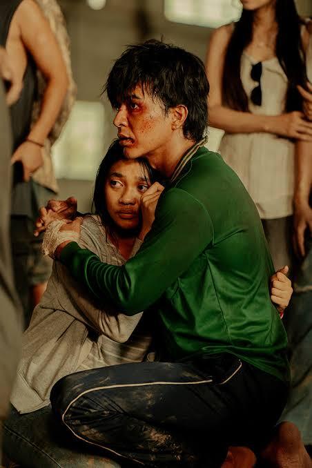 Một cảnh quay của Minh Kiên và Steven Nguyễn trong phim.