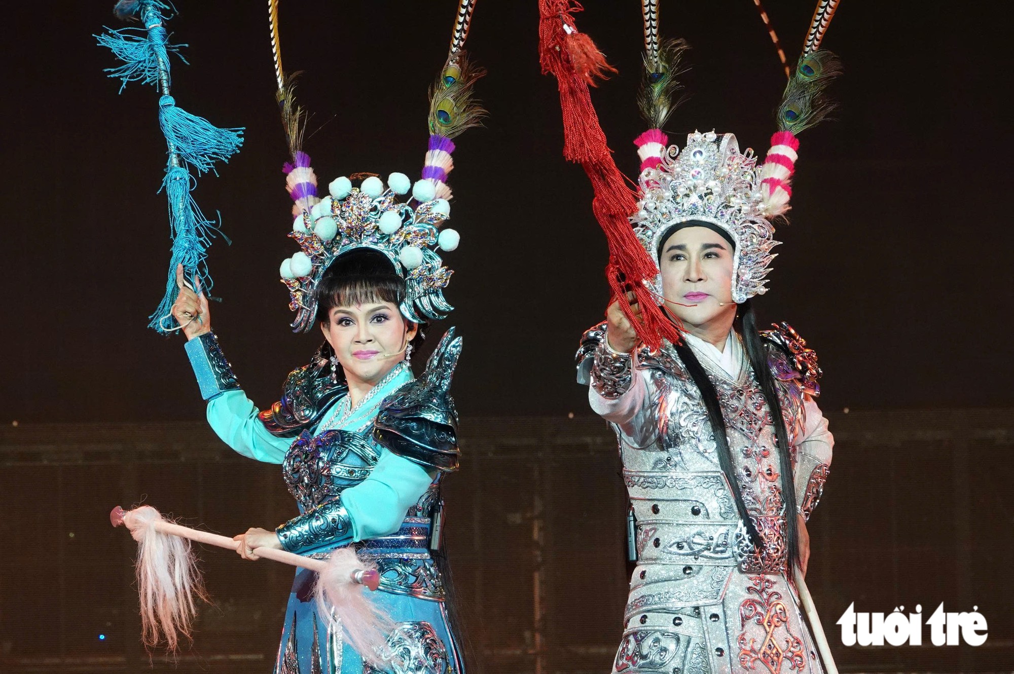 Nghệ sĩ Kim Tử Long và vợ là nghệ sĩ Trinh Trinh sẽ có tiết mục đặc biệt trong live show Không phai - Ảnh: LINH ĐOAN