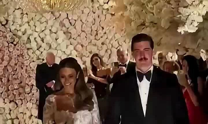 Alina Habba và chồng Turhan Mildon trong tiệc cưới hồi tháng 9. Video: YouTube/weddings ouí ouí