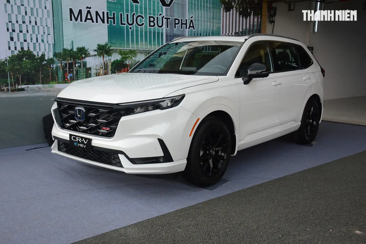 Honda CR-V, mẫu xe duy nhất của Honda góp mặt trong danh sách này. Hãnhg xe Nhật Bản hiện phân phối 3 mẫu xe có phiên bản hybrid, trong đó Honda CR-V e:HEV RS được ưa chuộng nhất dù mức giá lên tới 1,250 tỉ đồng. Đây là mẫu xe thuộc phân khúc crossover hạng C thiết kế 5+2 chỗ ngồi, nhập nguyên chiếc từ Thái Lan. Trong năm 2025, doanh số Honda CR-V e:HEV RS đạt 1.831 xe, gần bằng doanh số của phiên bản này trong cả năm 2025 (đạt 1.888 xe)