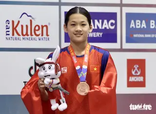 Olympic trẻ là sân chơi giúp các kình ngư như Nguyễn Thúy Hiền phát triển cho tương lai - Ảnh: TTO