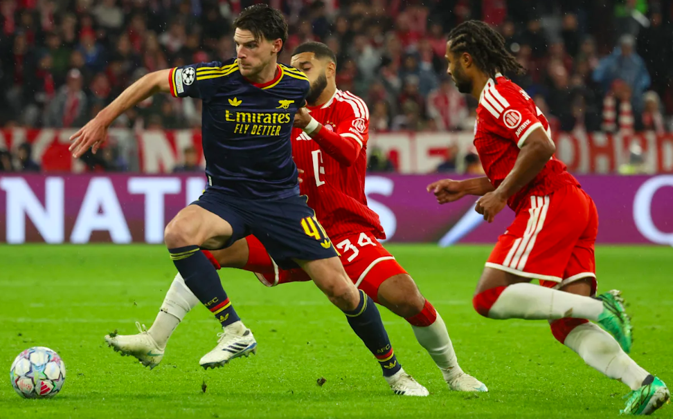 Arsenal và Bayern Munich chia điểm ở Champions League - Ảnh: AFP