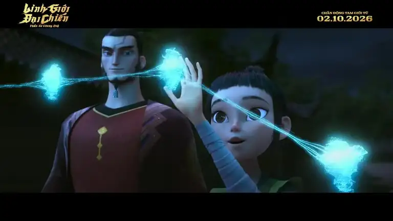 Trailer "Thần sư chung quỳ: Linh giới đại chiến", phim được phổ biến đến người xem từ đủ 13 tuổi trở lên (13+). Video: Galaxy Studio
