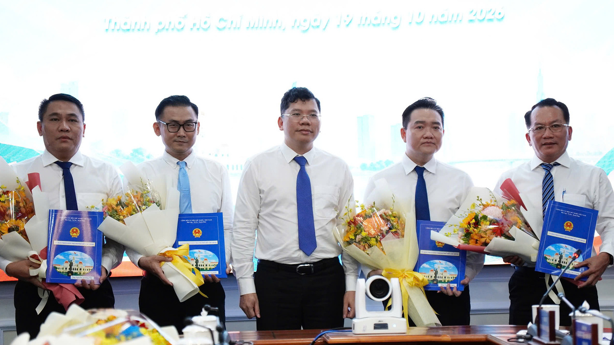 TP HCM bổ nhiệm, điều động nhiều lãnh đạo sở ngành