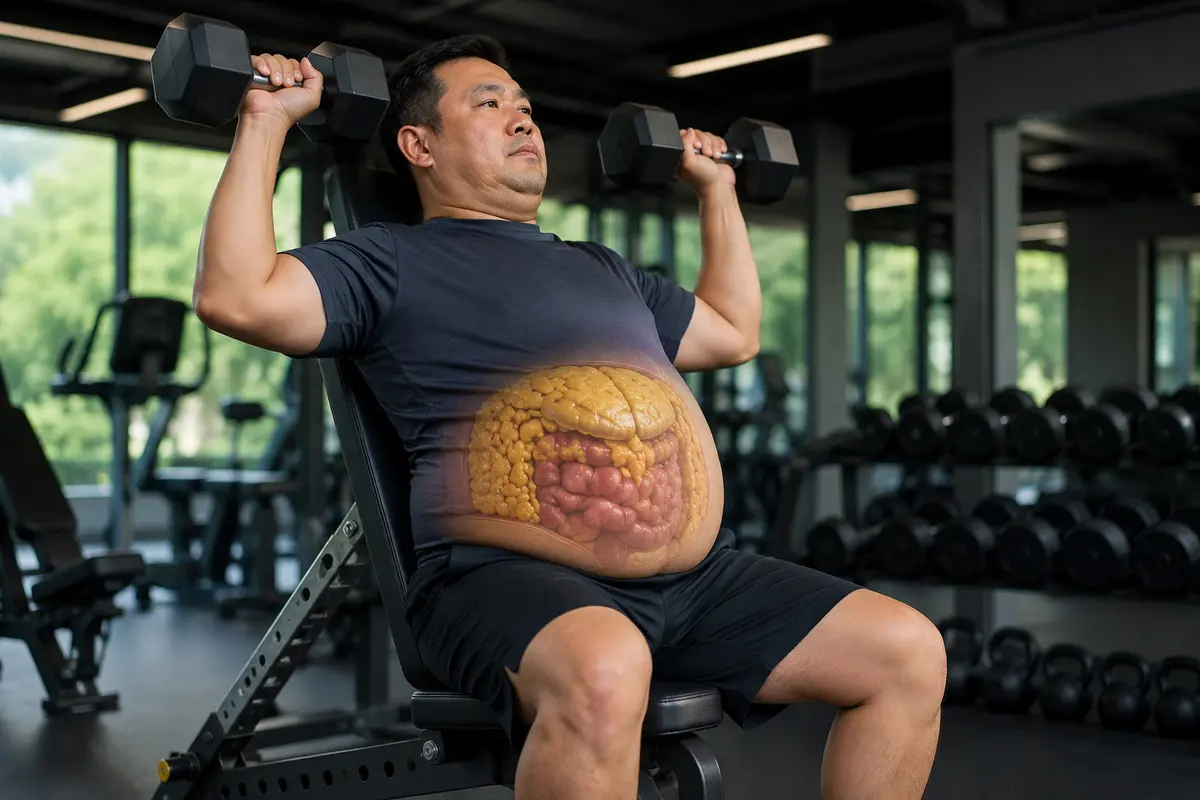Những người có lượng mỡ nội tạng cao có nguy cơ gặp phải các vấn đề như suy giảm chức năng nhận thức, sa sút trí tuệ