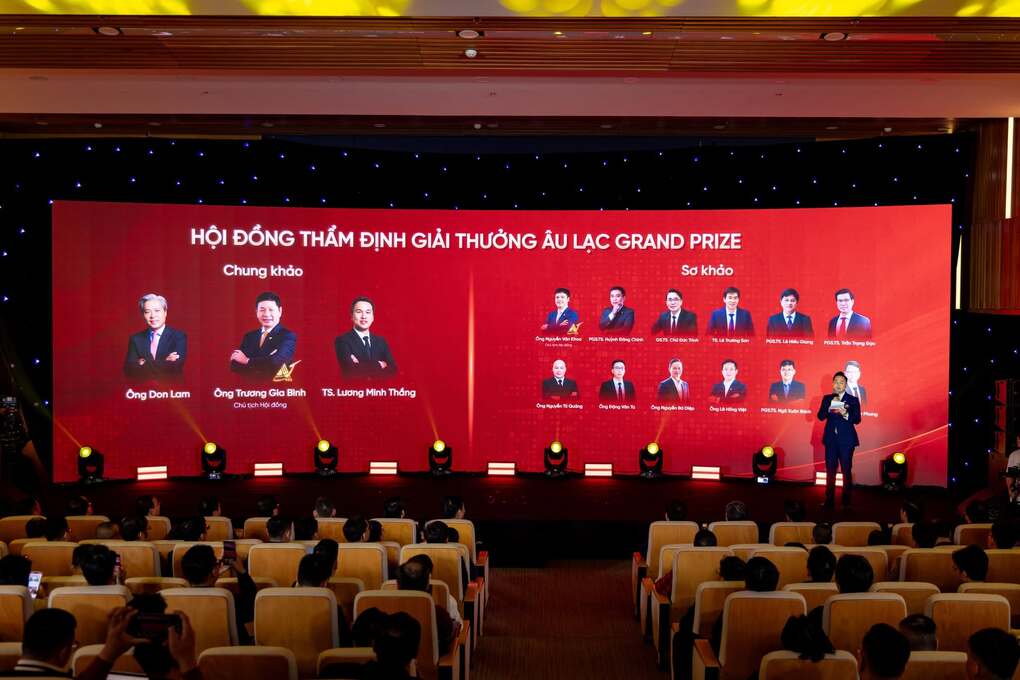 Danh sách Hội đồng thẩm định của Âu Lạc Grand Prize. Ảnh: Ban tổ chức