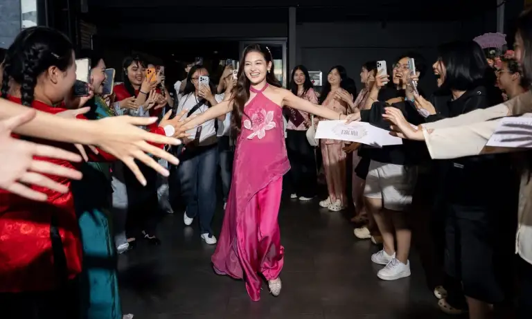 Thùy Anh giao lưu với fan hôm 21/7 ở TP HCM.