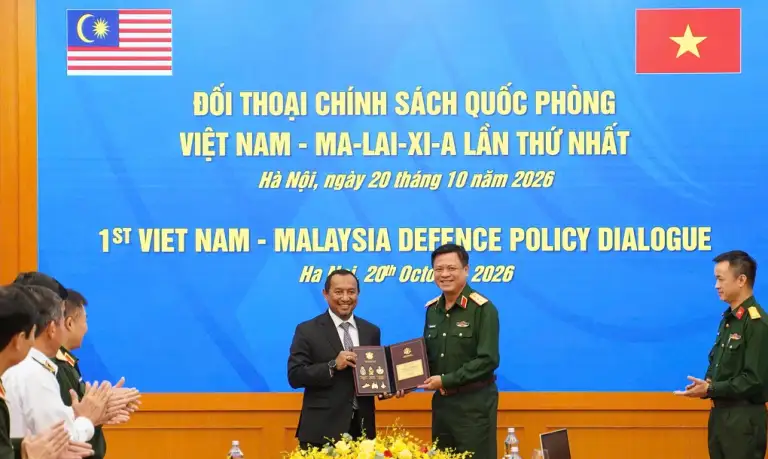 Đối thoại chính sách Quốc phòng Việt Nam - Malaysia lần thứ nhất diễn ra chiều 20/10. Ảnh: Hoàng Phong