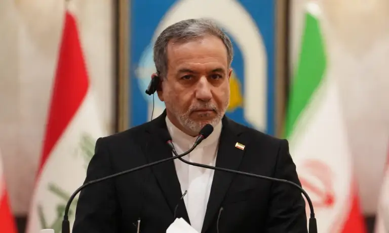 Ngoại trưởng Iran Abbas Araghchi tại Baghdad, Iraq hôm 28/6. Ảnh: AFP