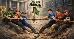 Dư nợ margin lập kỷ lục gần nửa triệu tỷ, nhóm CTCK có ngân hàng hậu thuẫn bứt phá mạnh